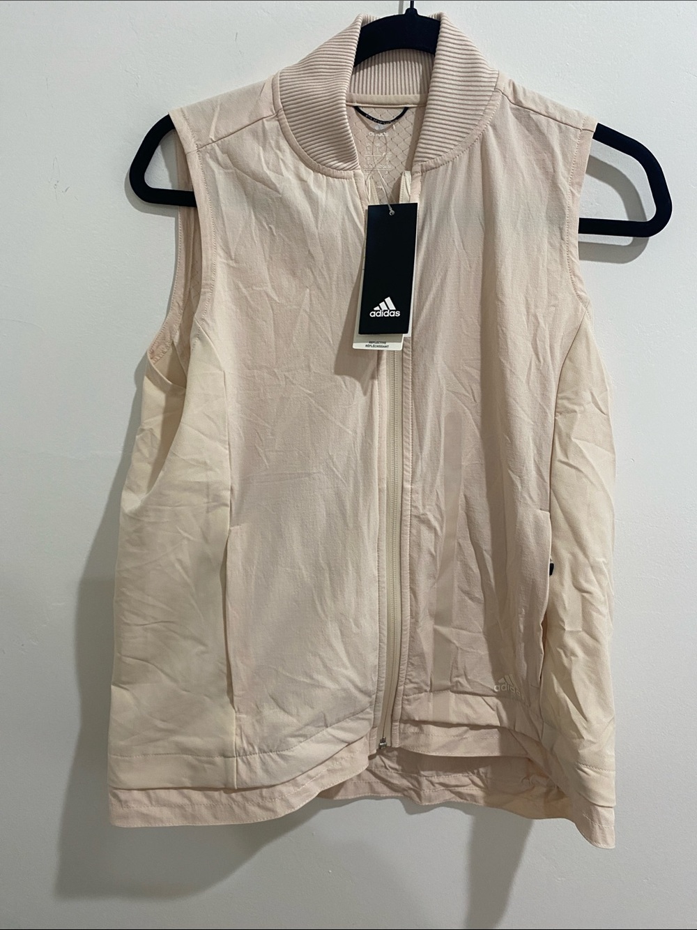 Cream adidas Ultra Energy running vest NWT size S